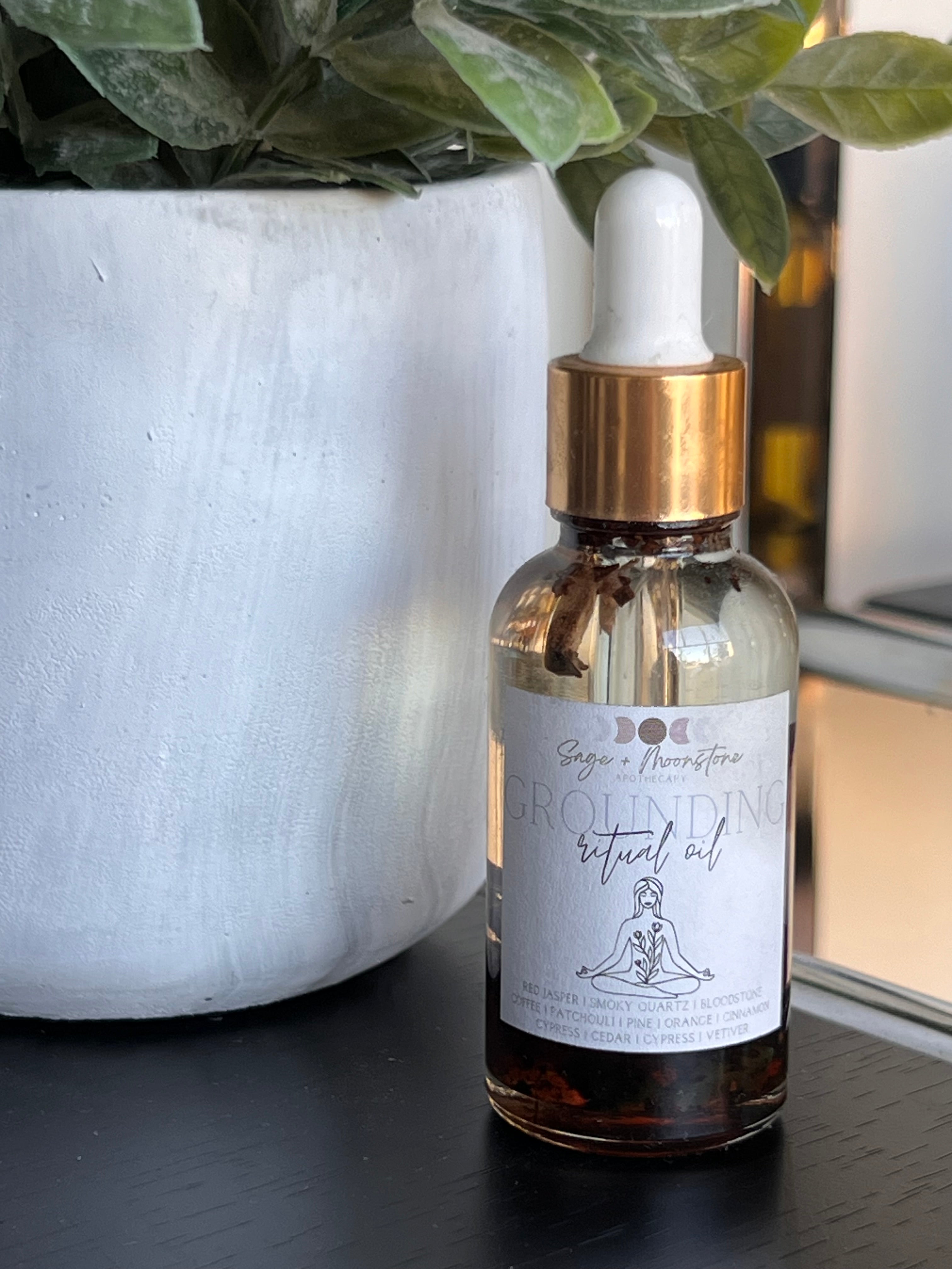 Grounding Ritual Oil | Forest Root Blend
