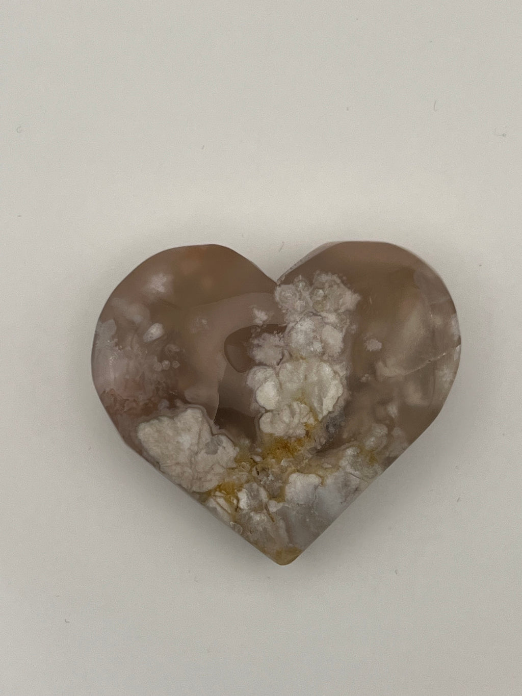 Flower Agate Heart