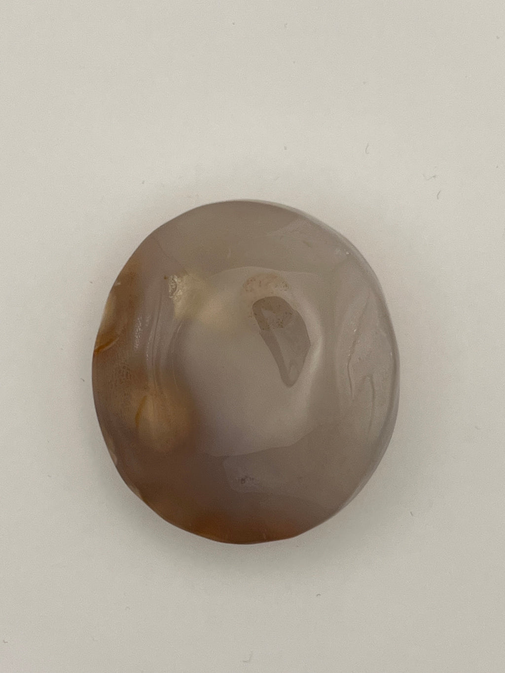 Carnelian Flower Agate Palm Stone