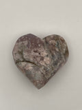 Flower Agate Heart