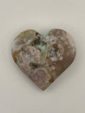 Flower Agate Heart