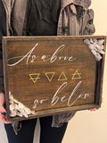 As Above, So Below — Quartz Resin Tray