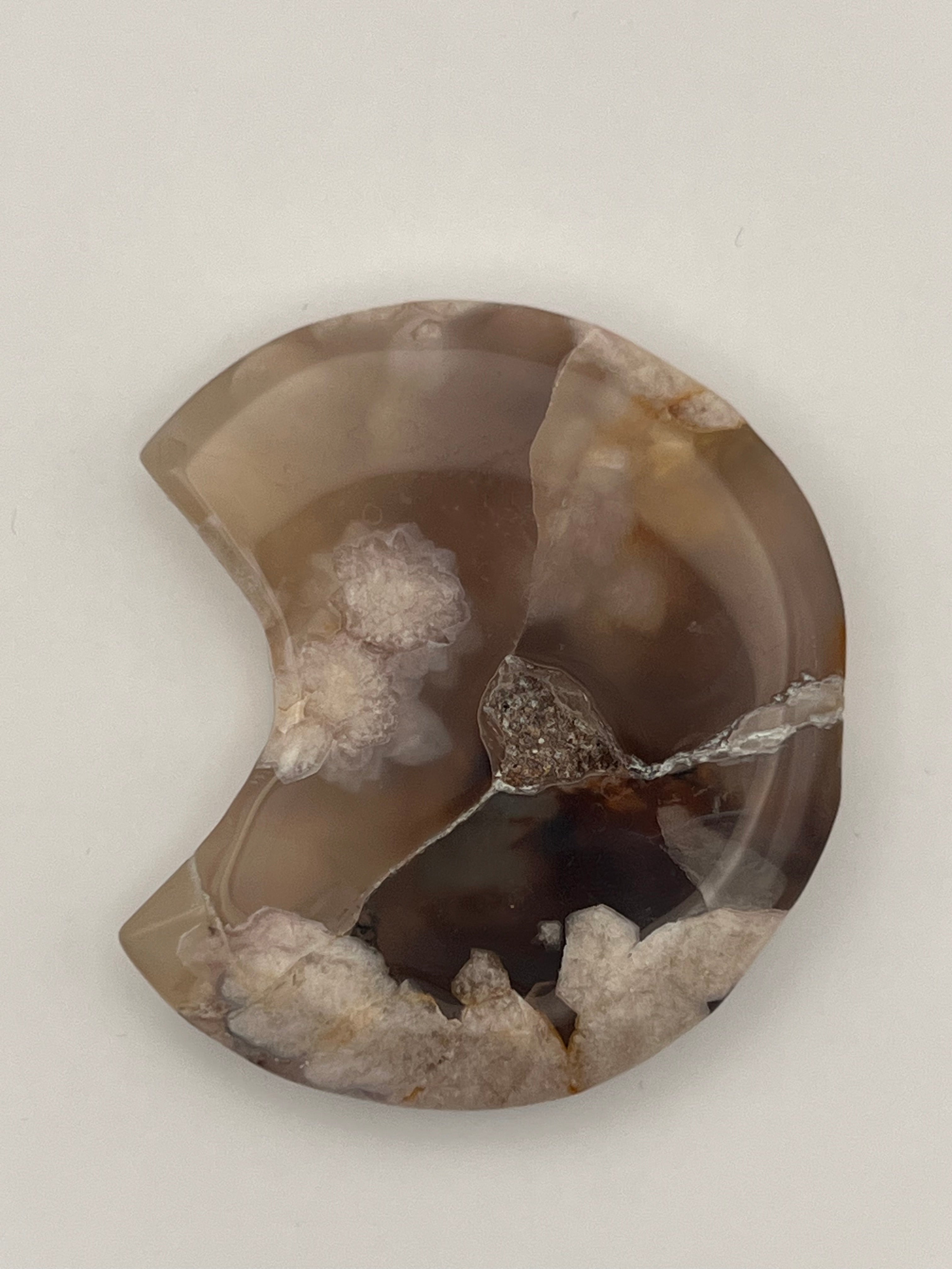 Flower Agate Moon