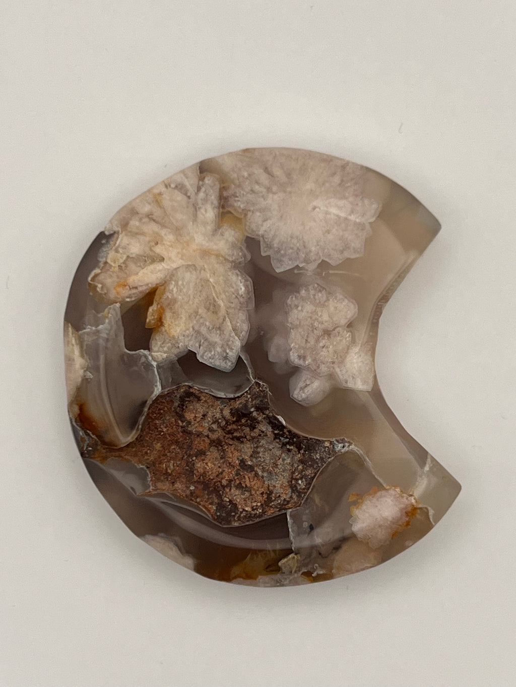 Flower Agate Moon