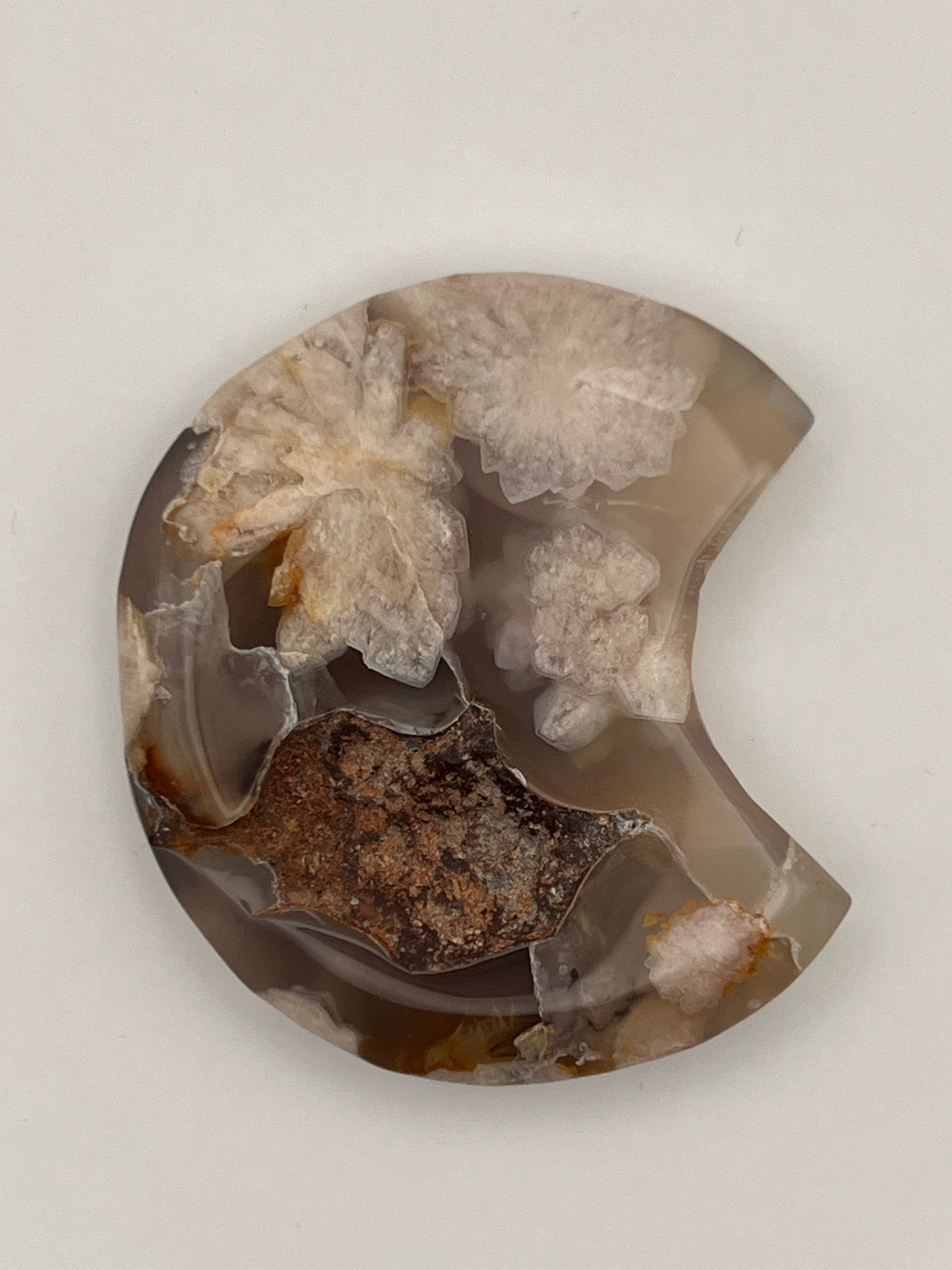 Flower Agate Moon