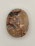 Carnelian Flower Agate Palm Stone