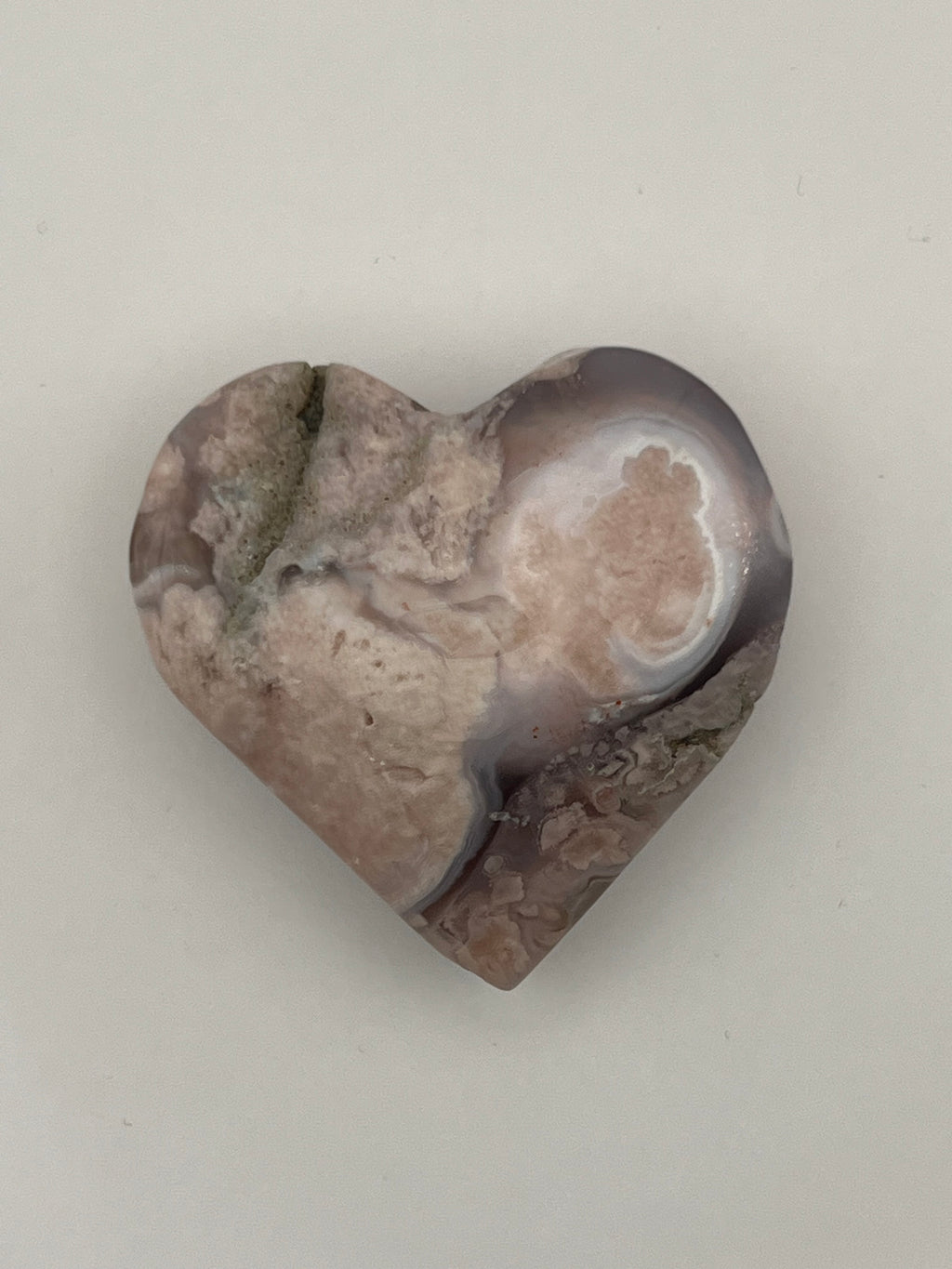 Flower Agate Heart