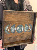 Magick Moon Phase Wooden Tray
