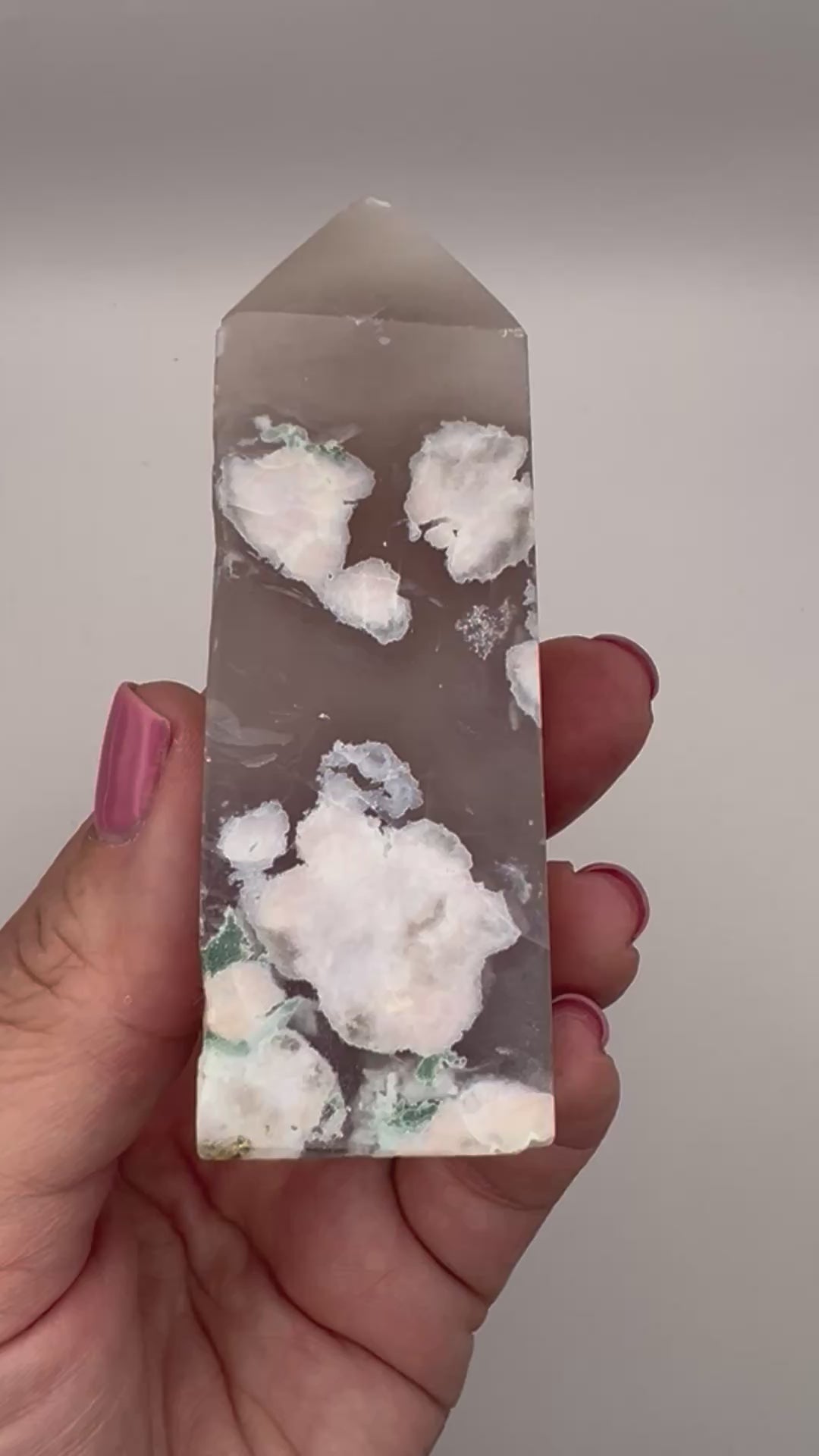 Flower Agate Obelisk Tower