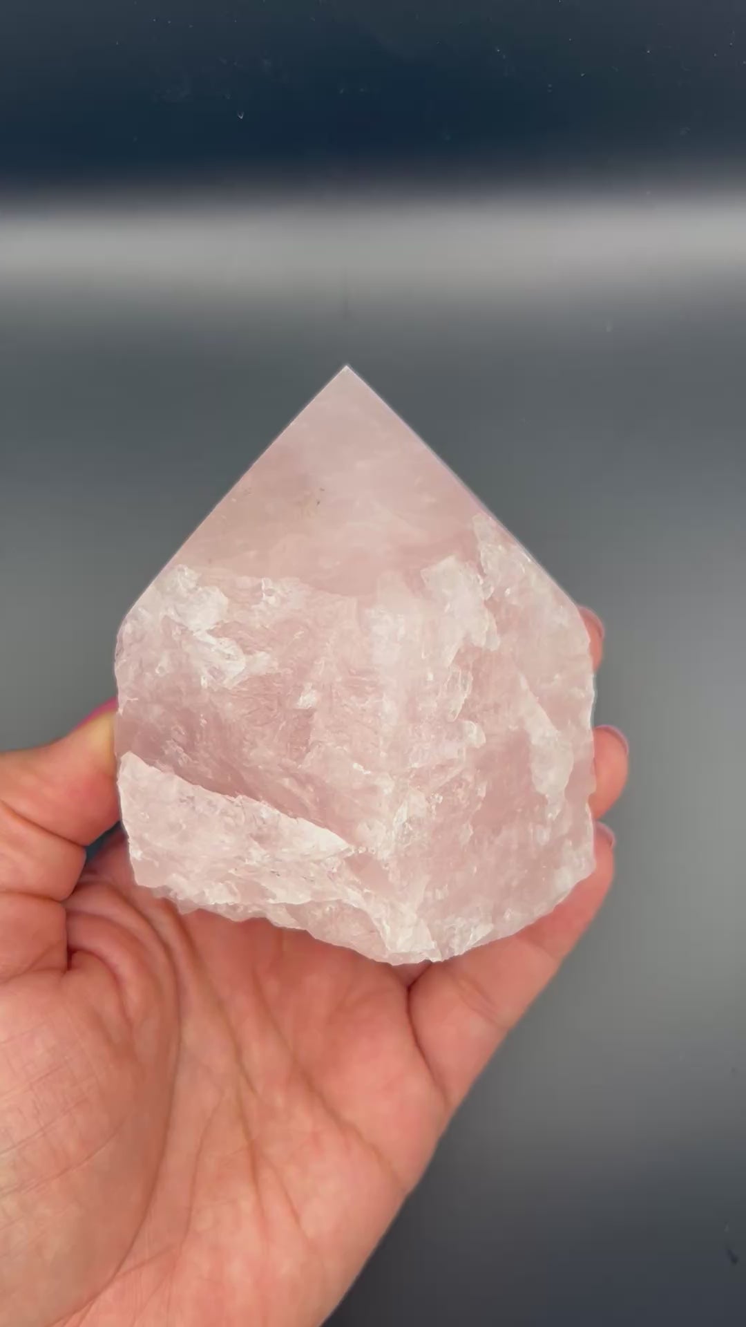 Half-Polished Rose Quartz