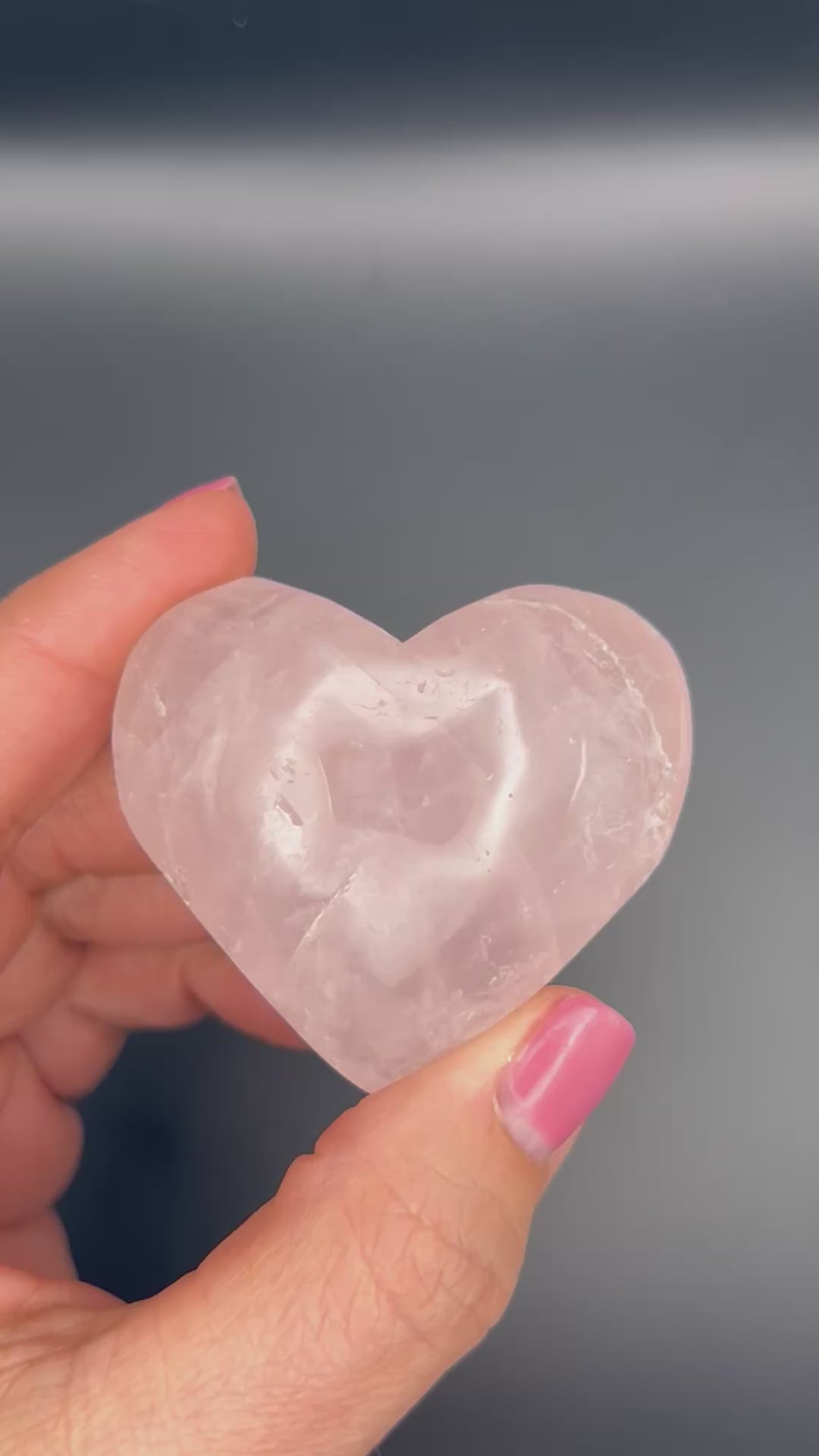 Rose Quartz Heart
