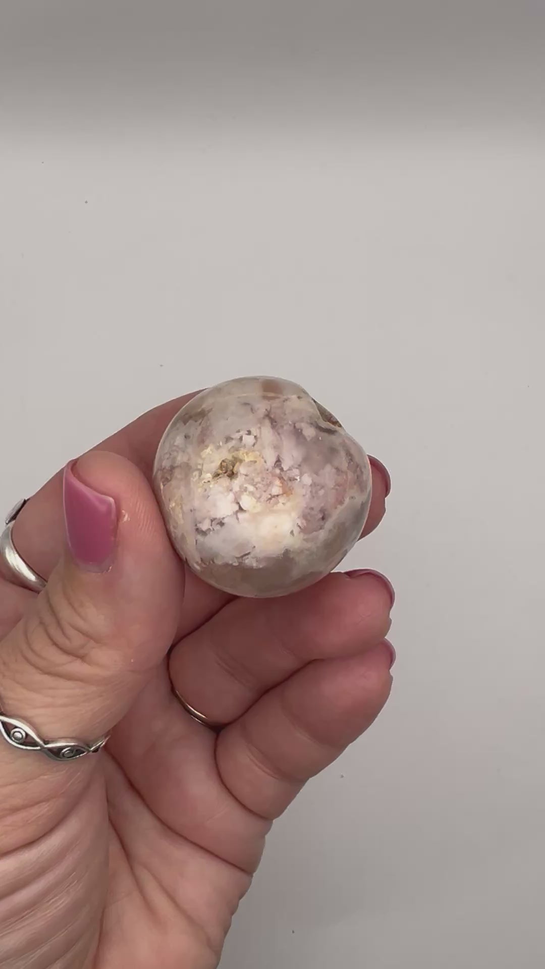 Flower Agate Sphere