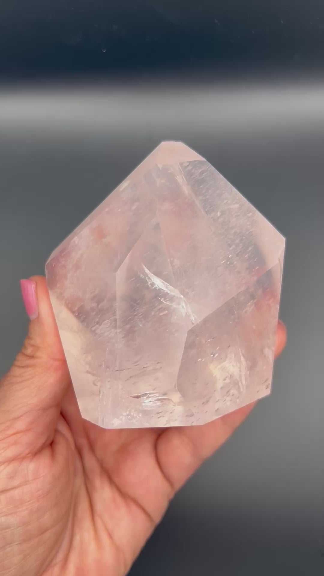 Faceted Rose Quartz - High Quality