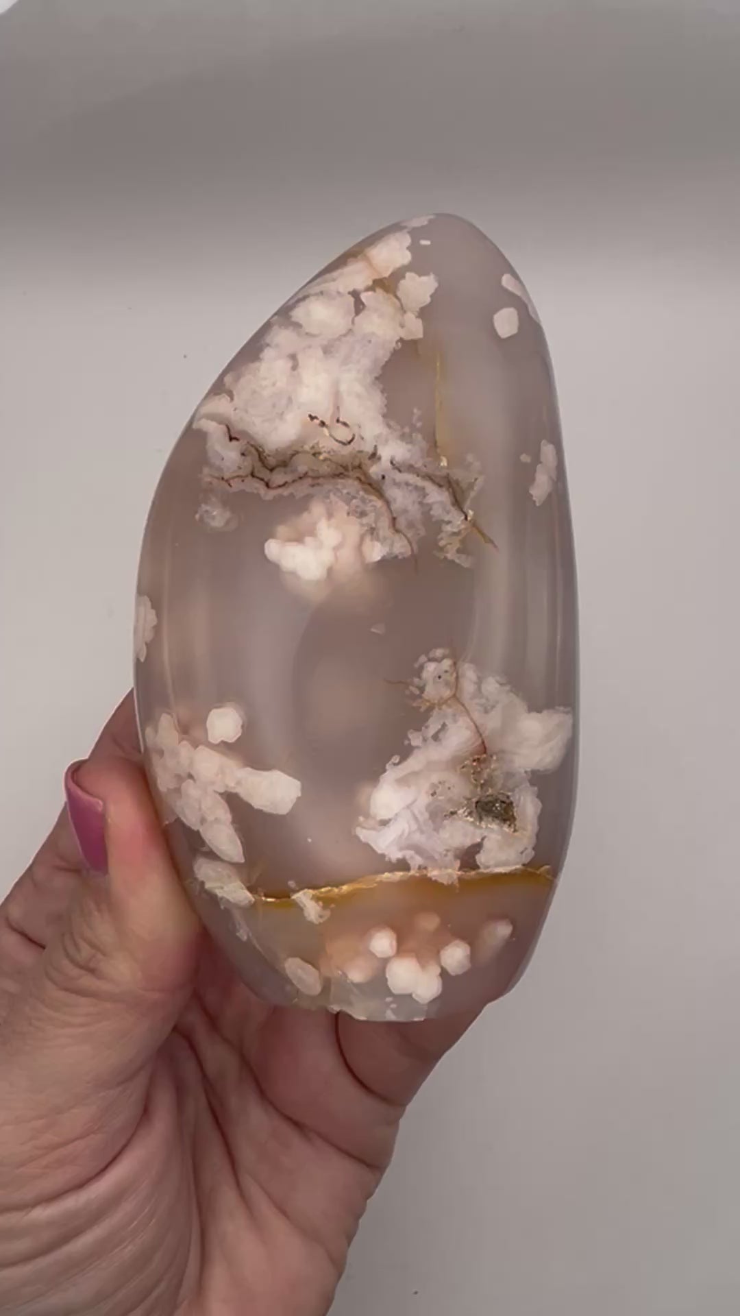 Carnelian Flower Agate Freeform