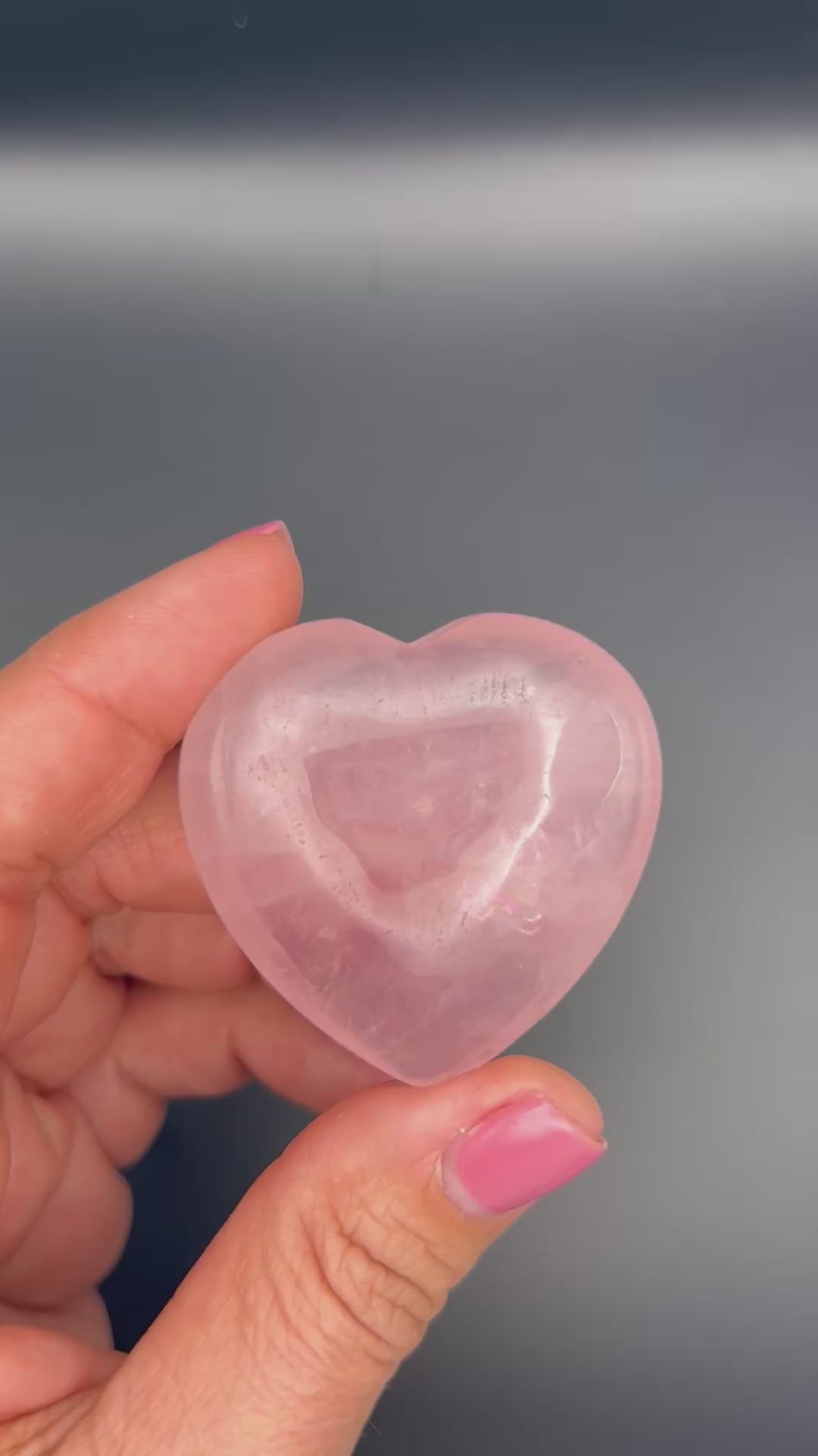 Rose Quartz Heart